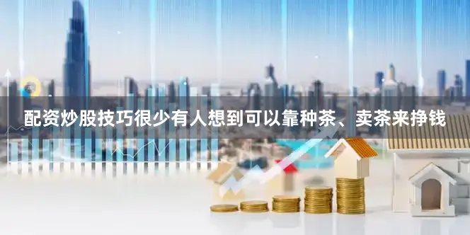 配资炒股技巧很少有人想到可以靠种茶、卖茶来挣钱